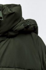 ANORAK LONG À CAPUCHE IMPERMÉABLE ET COUPE-VENT