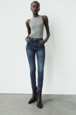 JEAN TRF MOULANT TAILLE MI-HAUTE